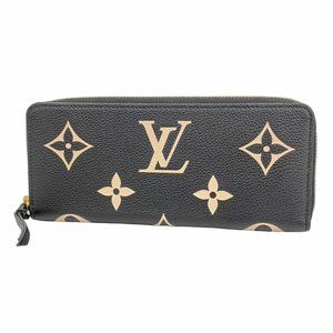 LOUIS VUITTON Black Monogram Wallet